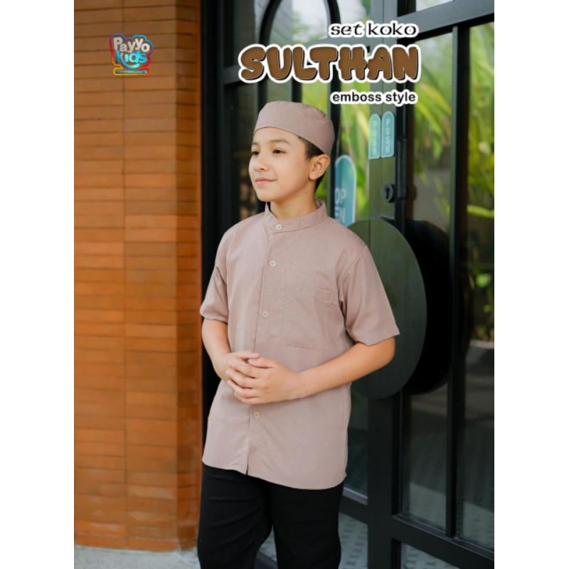 Set Koko sulthan 3in1 / set Koko anak 6-8th