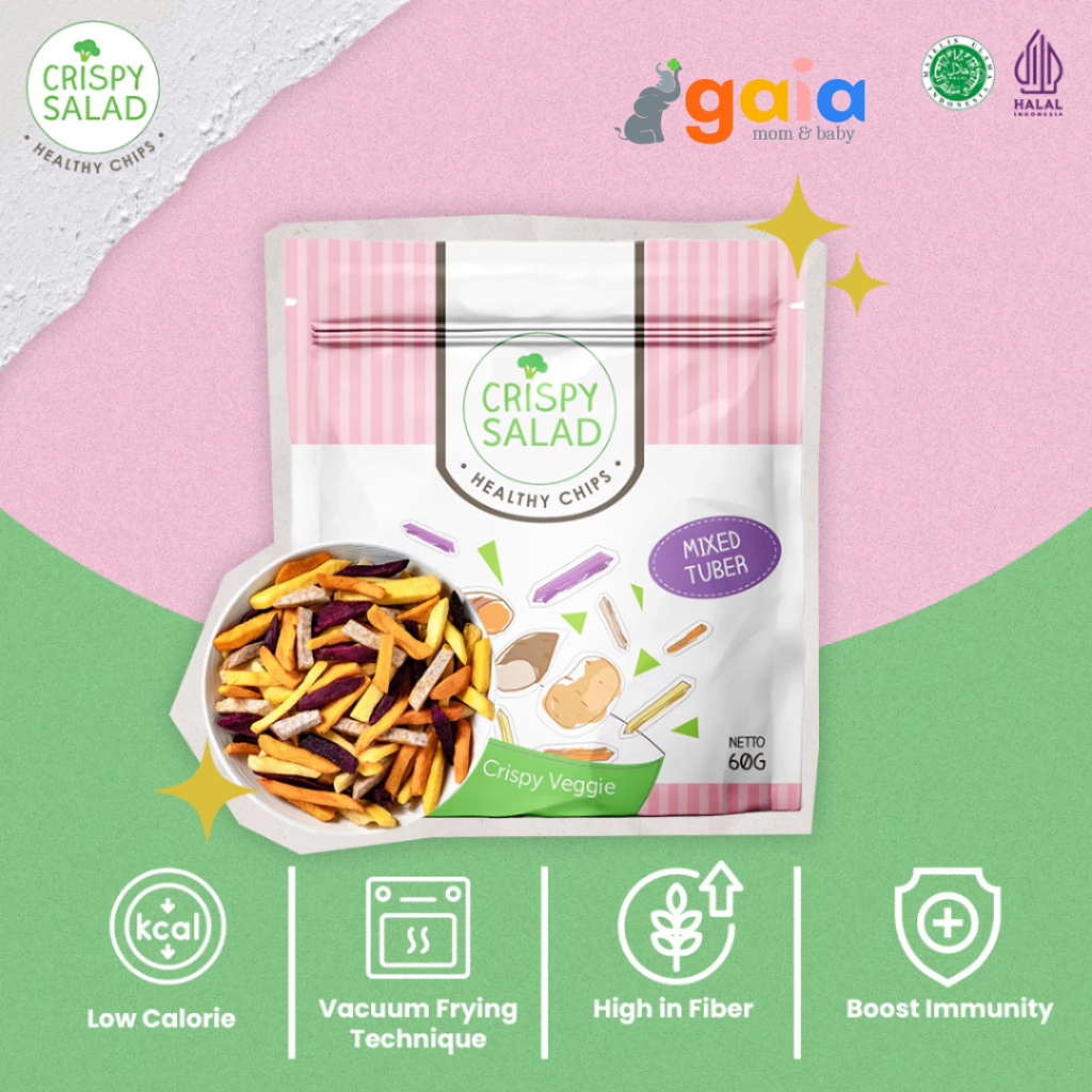 

Crispy Salad Mixed Tuber 60gr