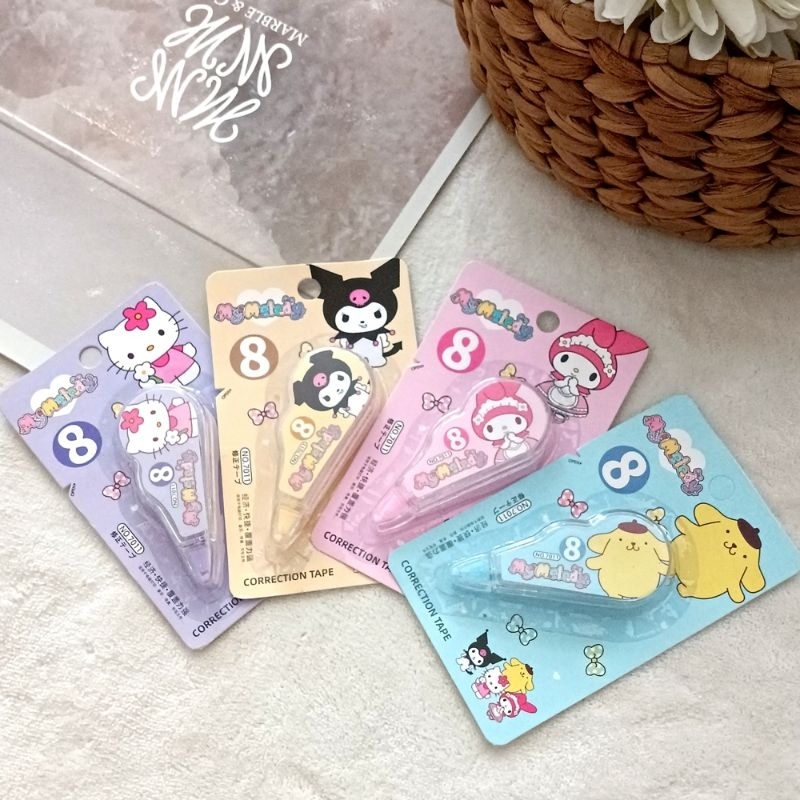 

Tape Correction Sanrio Tip-ex 8 meter murah Karakter