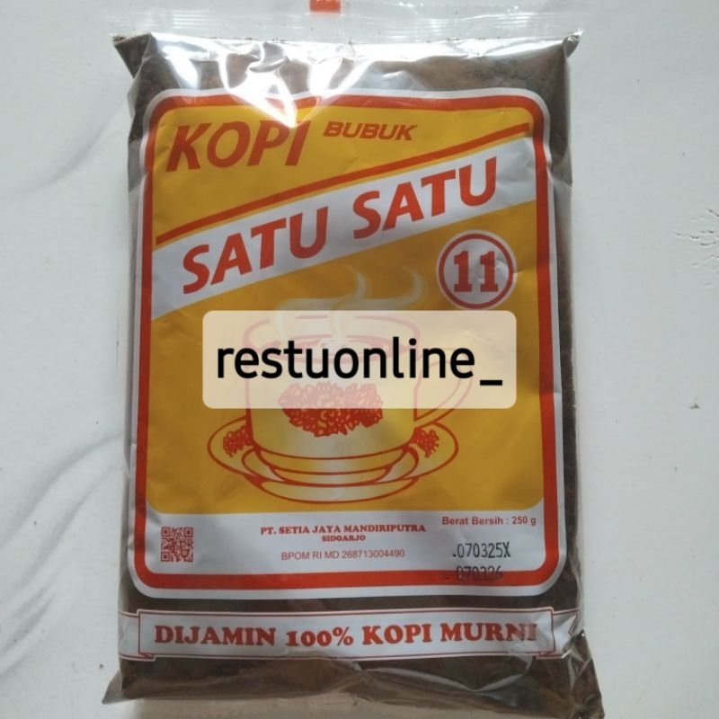 

kopi satu satu bubuk murni 250gr