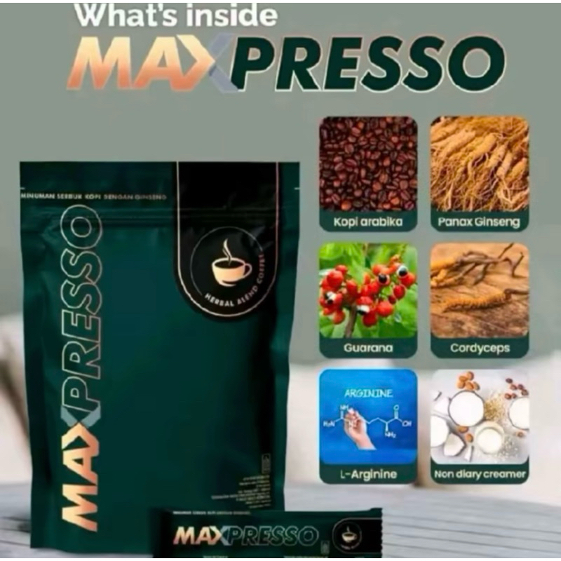 

MAXPRESSO HWI || Maxpresso Coffee Kopi Arabica untuk stamina pria