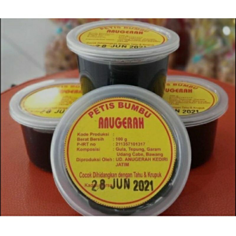 

petis bumbu khas Kediri kemasan 250g