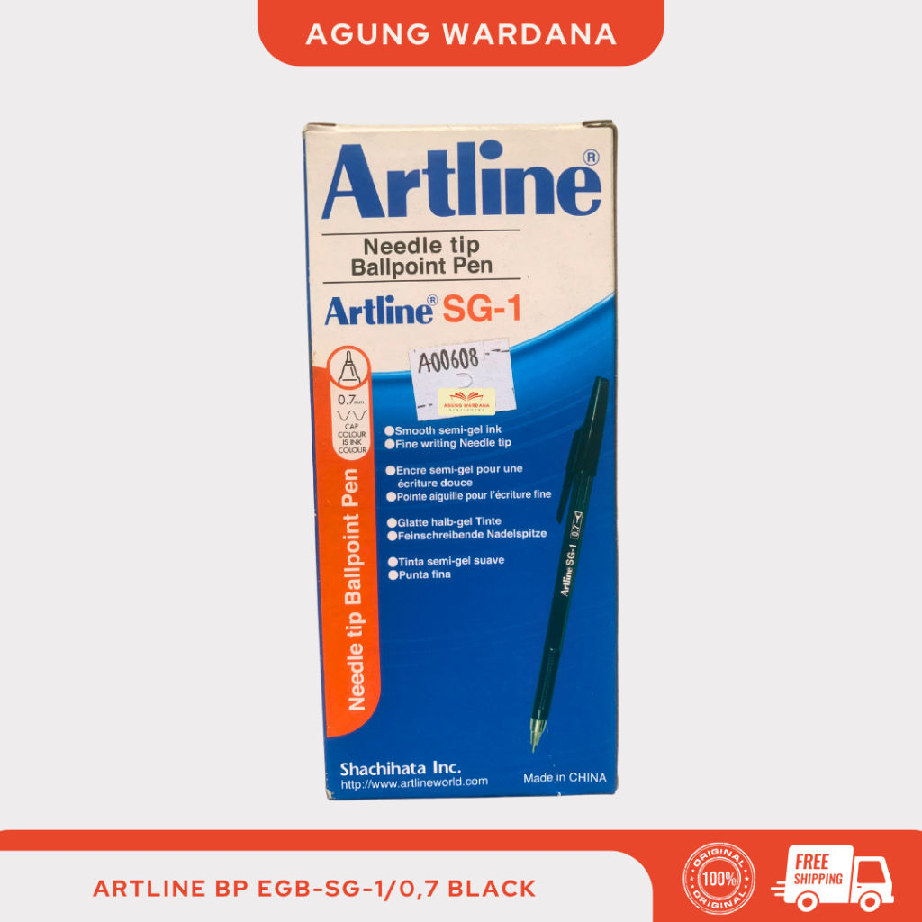 

ARTLINE BOLPOIN HITAM EGB-SG-1 0,7MM