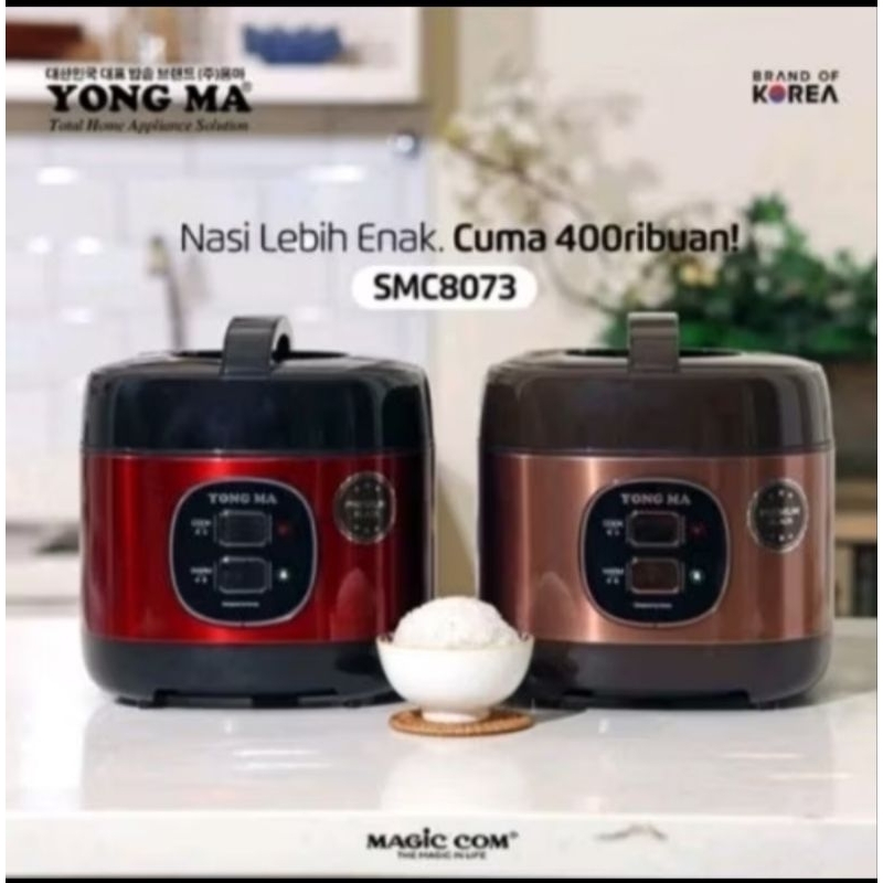 Rice cooker Yongma Smc 7083 manual 1.8 Liter