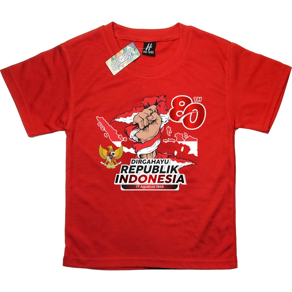 kaos 17 agustus anak anak|kaos 17 agustus anak laki laki perempuan|kaos seragam anak anak 17 agustus