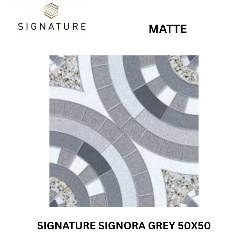 SIGNATURE SIGNORA GREY 50X50