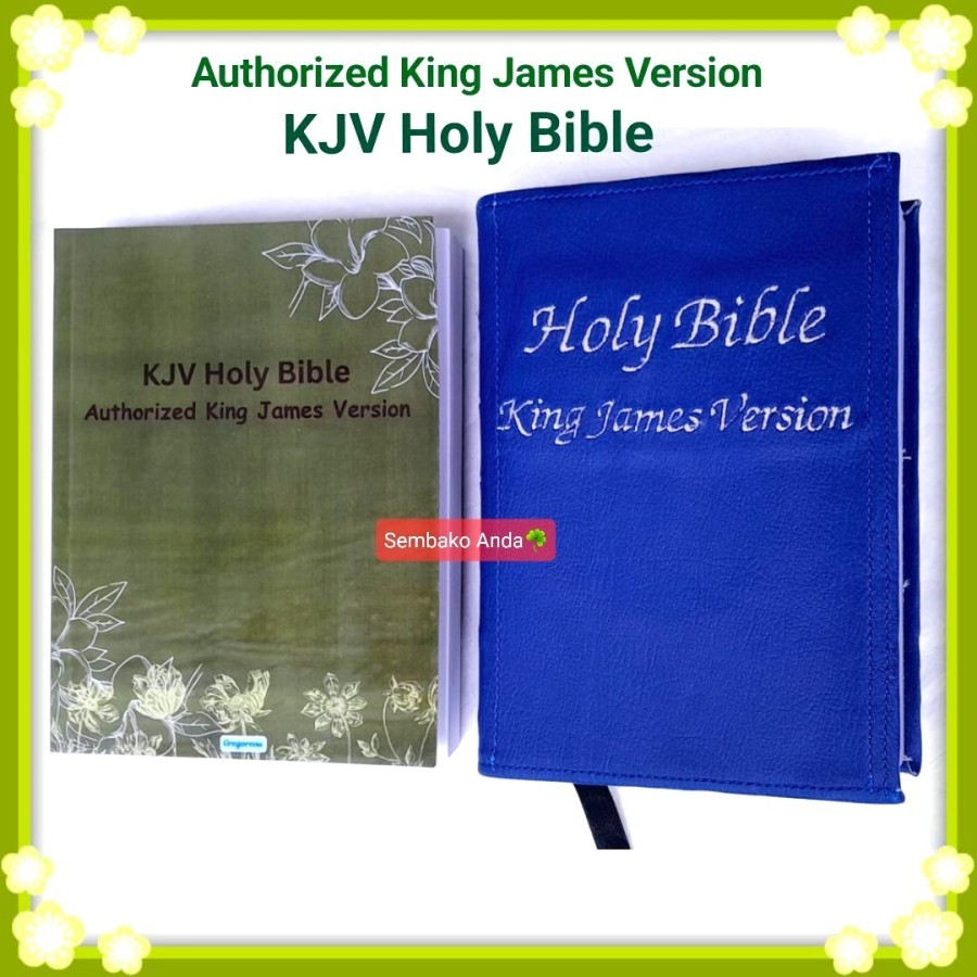 KJV Holy Bible. Authorized King James Version. Alkitab Kristen Bahasa Inggris. English. G1