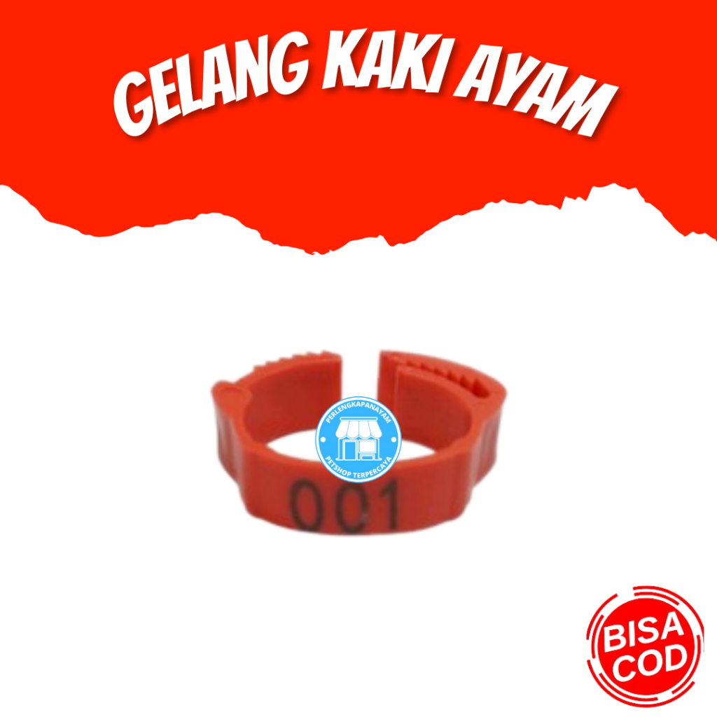 GELANG KAKI Ayam Ring Kaki Ayam Nomor Gelang Ayam