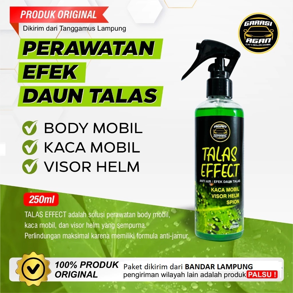 TALAS EFFECT PENGKILAP BODY KACA MOBIL EFEK DAUN TALAS PENGKILAP BODY KACA MOBIL INSTANT COATING