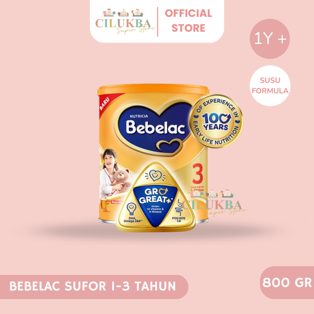 NUTRICIA BEBELAC TAHAP 3 | SUSU FORMULA | SUSU ANAK USIA 1 TAHUN KEATAS | SUFOR