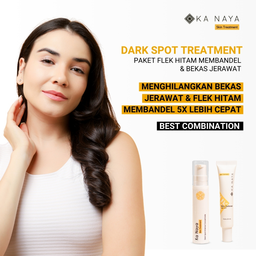 Ka Naya PAKET Dark Spot Serum Flek Hitam Membandel - Penghilang Flek Hitam Di Wajah - cream penghila