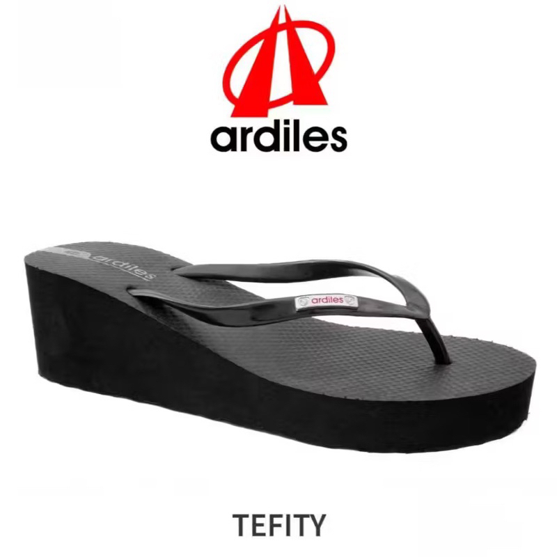 ARDILES Tefity Sandal Wedges Wanita 4 Warna Sendal Wedges Jepit Cewek Perempuan Ardiles Original