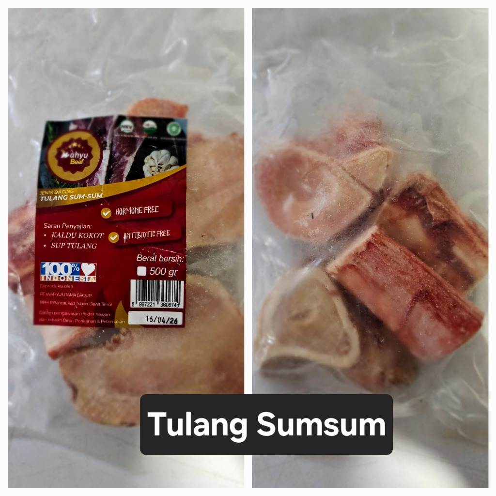 

Tulang Sum-sum / Bone Marrow 500gr Grassfed Beef