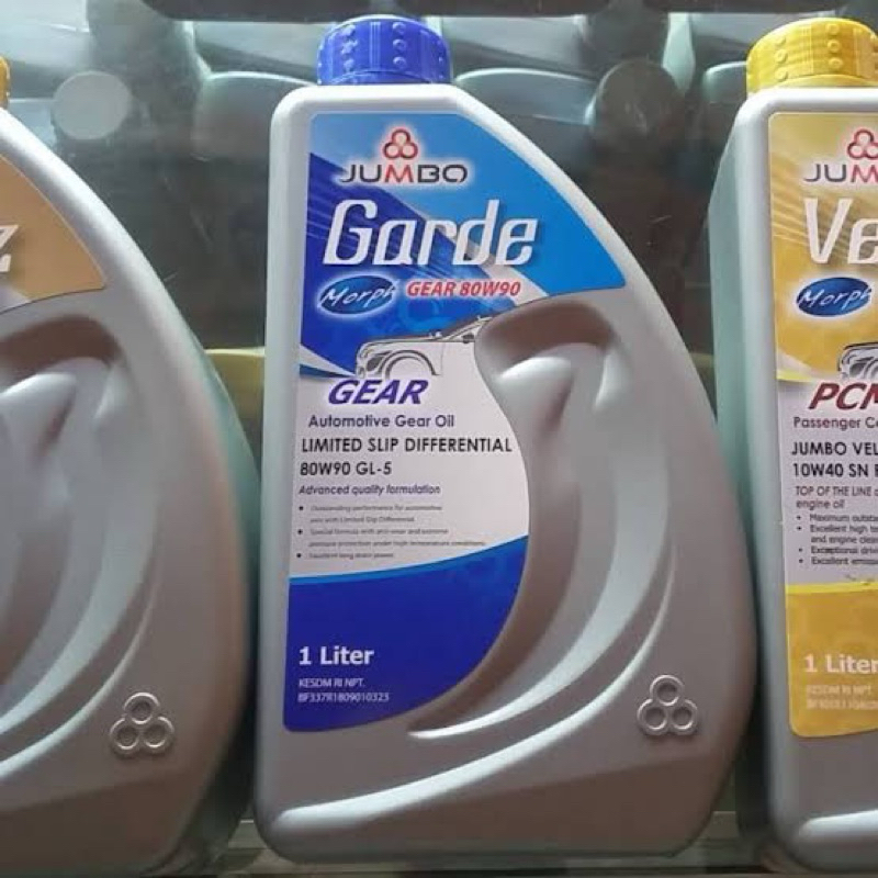 Oli Transmisi Jumbo Gear LSD 80W90 GL-5 | Limited Slip Differential (Kemasan 1 Liter)