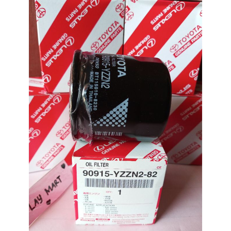 FILTER OLI KIJANG LGX/VIOS/YARIS ASLI TOYOTA 90915-YZZN2-82