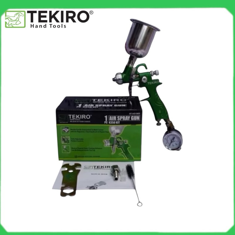 Tekiro K350 Mini HVLP 0.8 spray gun Permium original tekiro