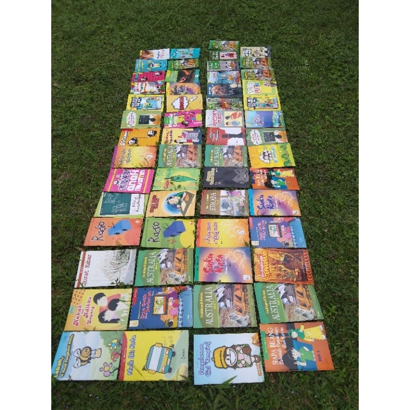 Buku pustaka SD SMP SMA fiksi dan non  fiksi