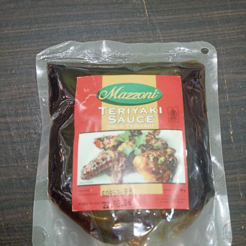 

mazzoni sauce teriyaki | saus teriyaki mazzoni kemasan 250gr