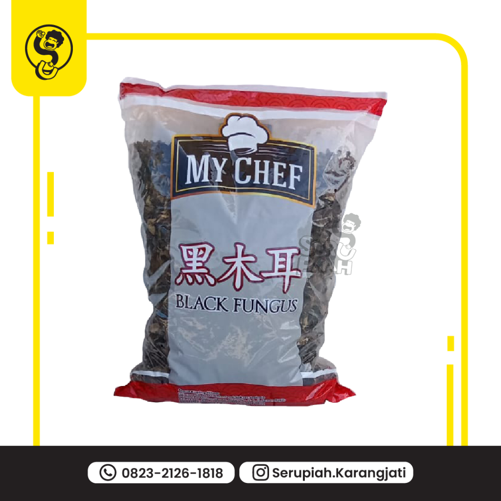 

My Chef Black Fungus Jamur Kuping Hitam Kering Repack 100 gr