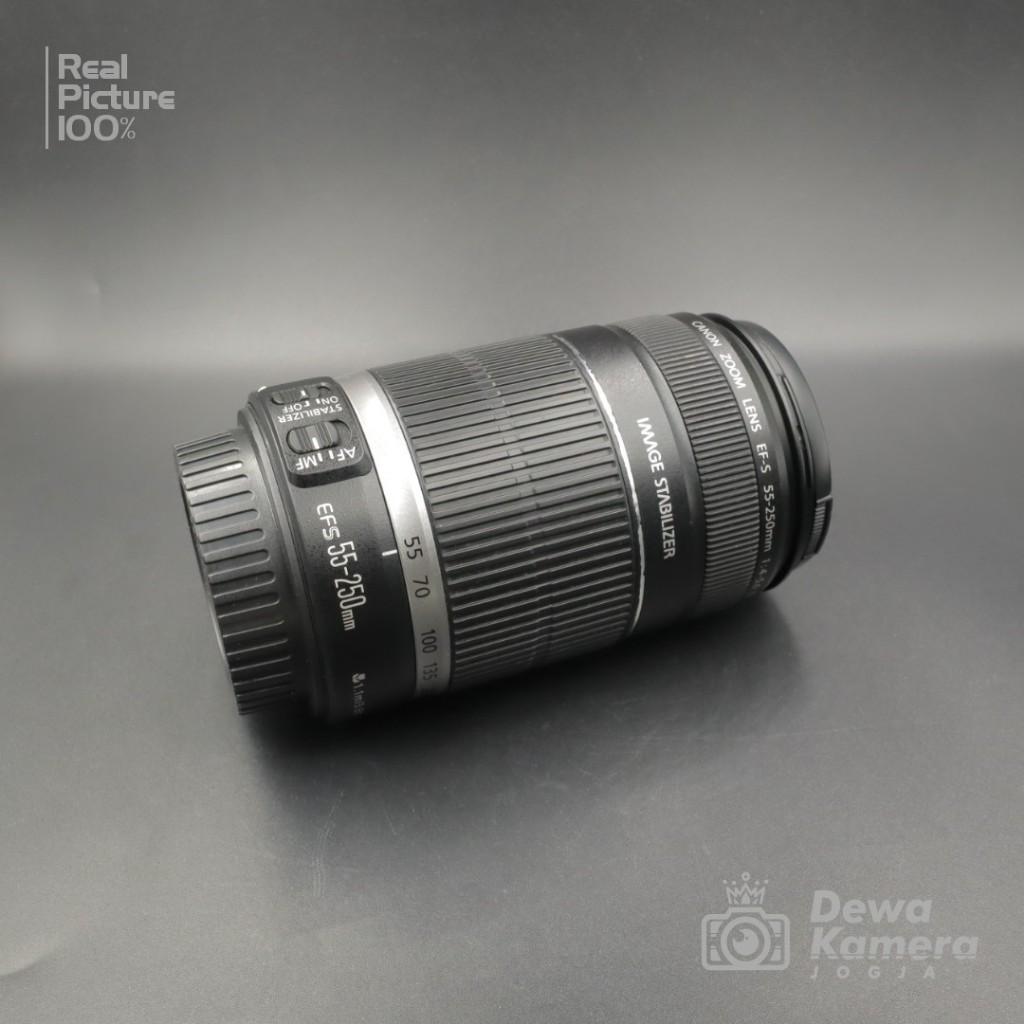 Lensa Tele Canon 55-250mm Murah