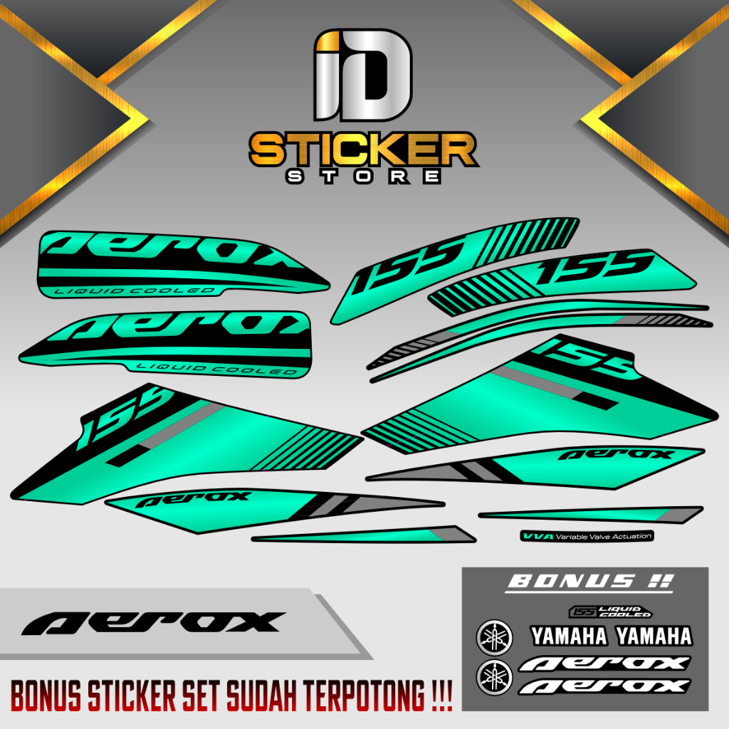 STRIPING AEROX OLD / STIKER / LIS / STICKER HIGHQUALITY / NVX 2018 / SETIPING