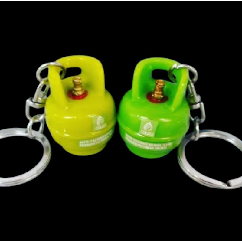 gantungan kunci miniatur tabung gas