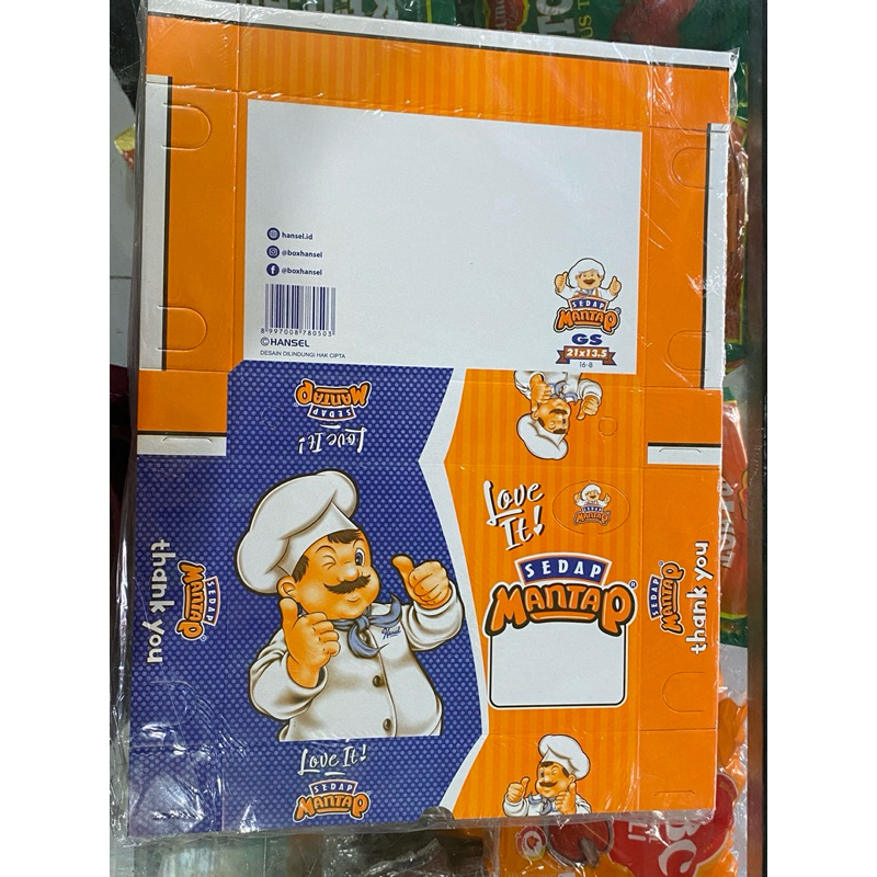 

Dus Martabak Sedap Mantap/Dus martabak gepeng 1pak isi 100lembar