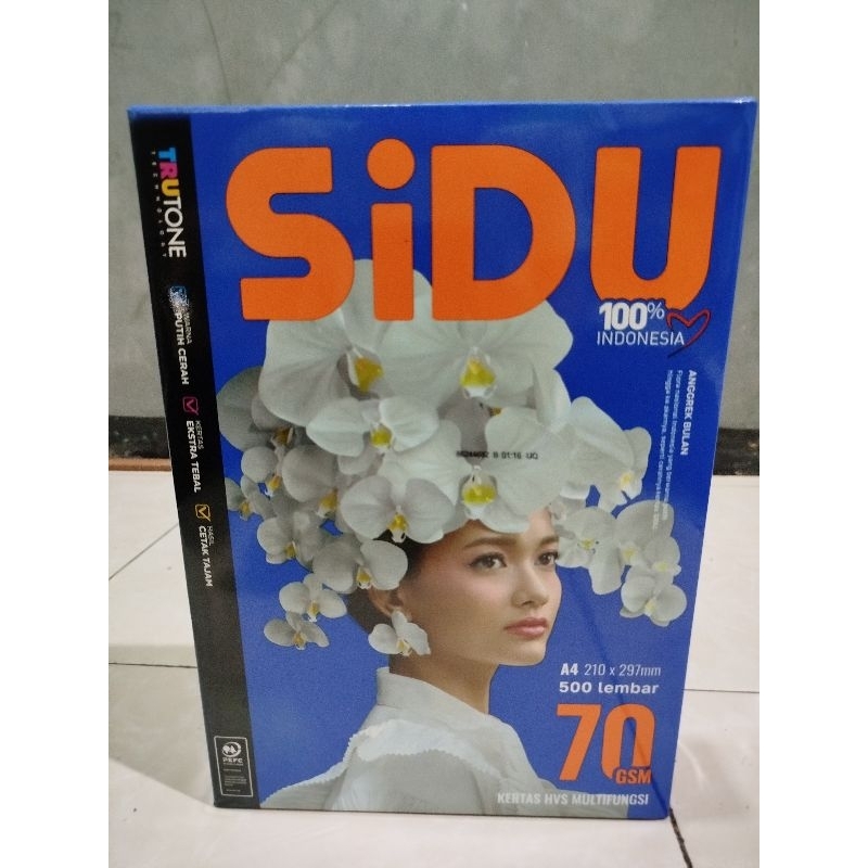 

Kertas HVS SiDU A4 70 gsm isi 500 lembar