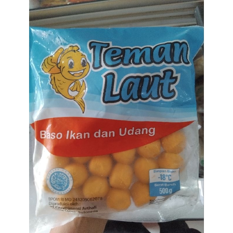 

Teman Laut baso ikan dan udang 500gr