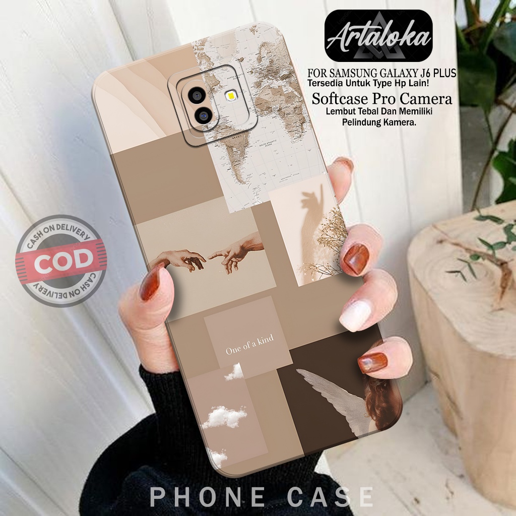 Softcase Hp Samsung Galaxy J6 Plus Fashion Case Aesthetic Case Samsung Galaxy J6 Plus Silikon TPU Pr