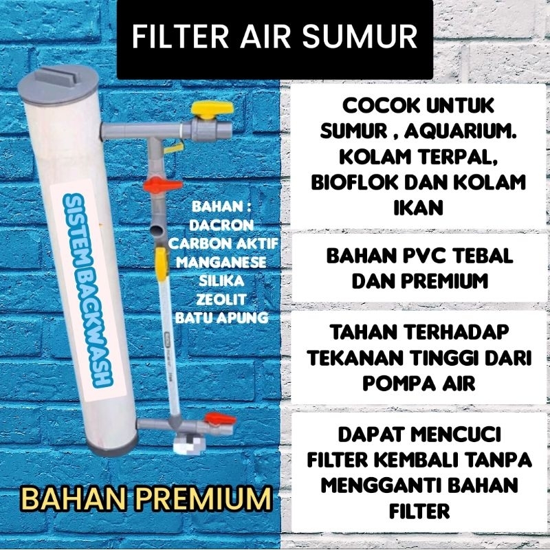 EcoWell Filter Air PVC untuk sumur, bioflok dan kolam terpal dari EcoWell Filter