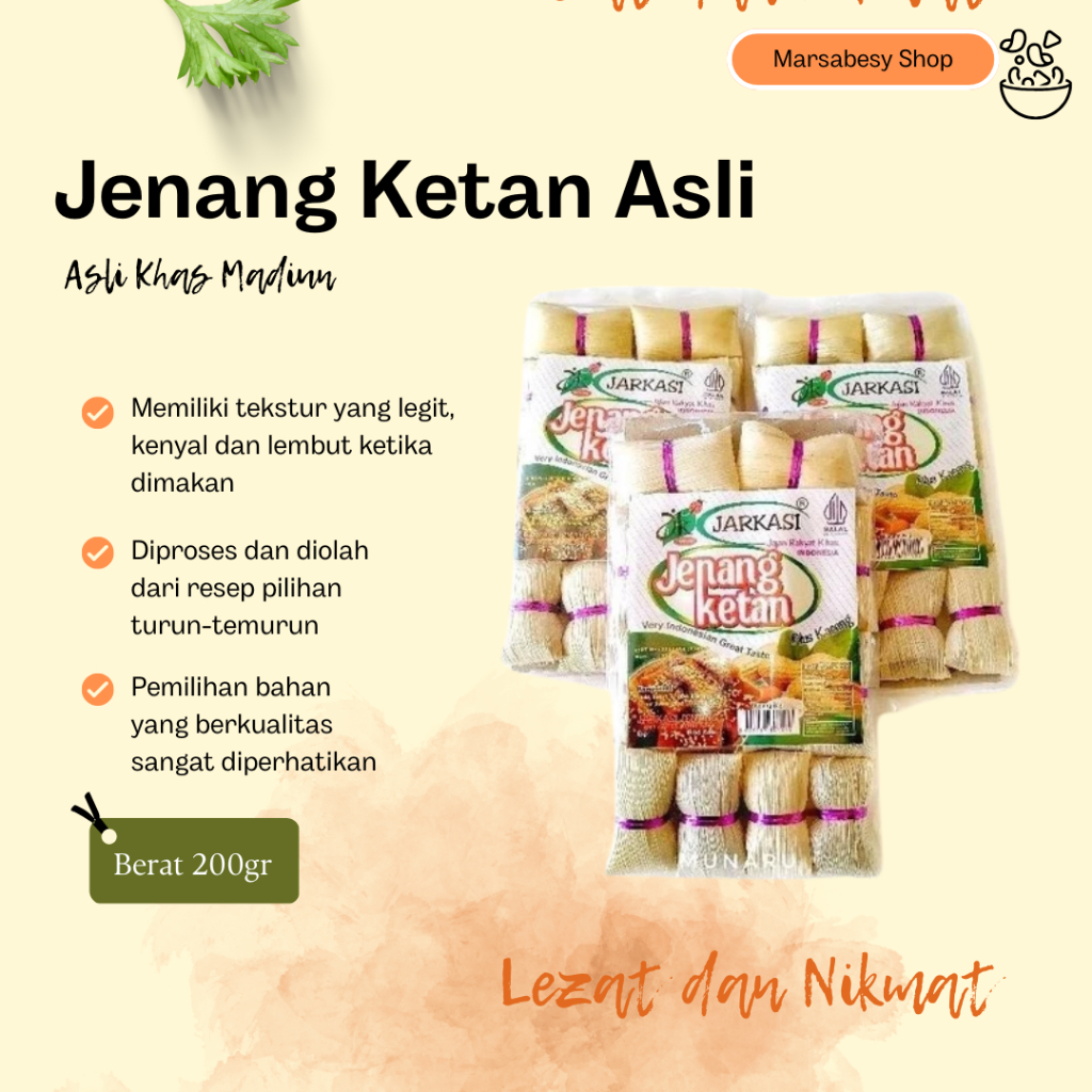 

NEW PROMO Jenang Ketan Asli Jawa Timur Jarkasi Khas Blitar Tulungagung Solo MURAH BERKUALITAS