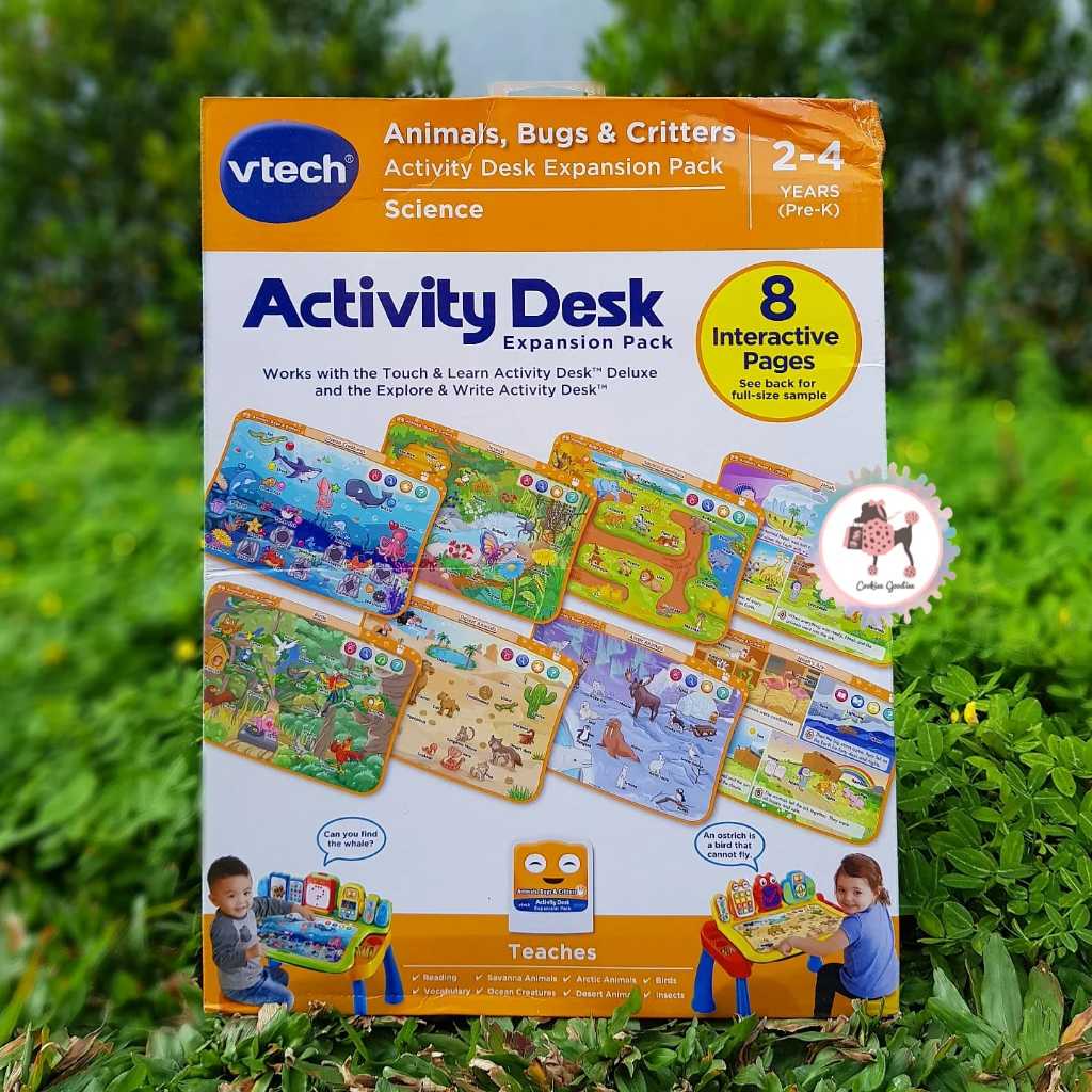Vtech Touch & Learn Activity Desk Deluxe Expansion Pack - Animal Bugs