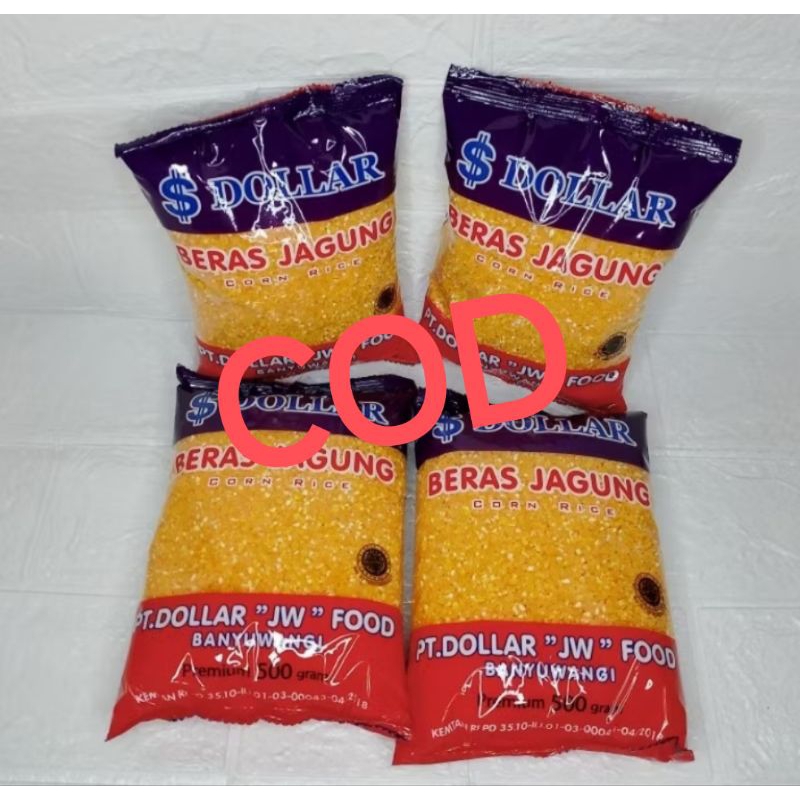 

BERAS JAGUNG DOLAR 500gr ,KAYA SERAT DAN FOSFOR/ BERAS DIET