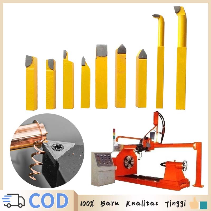 9pcs/set Pahat Bubut Kayu 1 Set Super Tajam Pahat Bubut Lengkap Carbide Brazed Alat Pahat Pahat Bubu