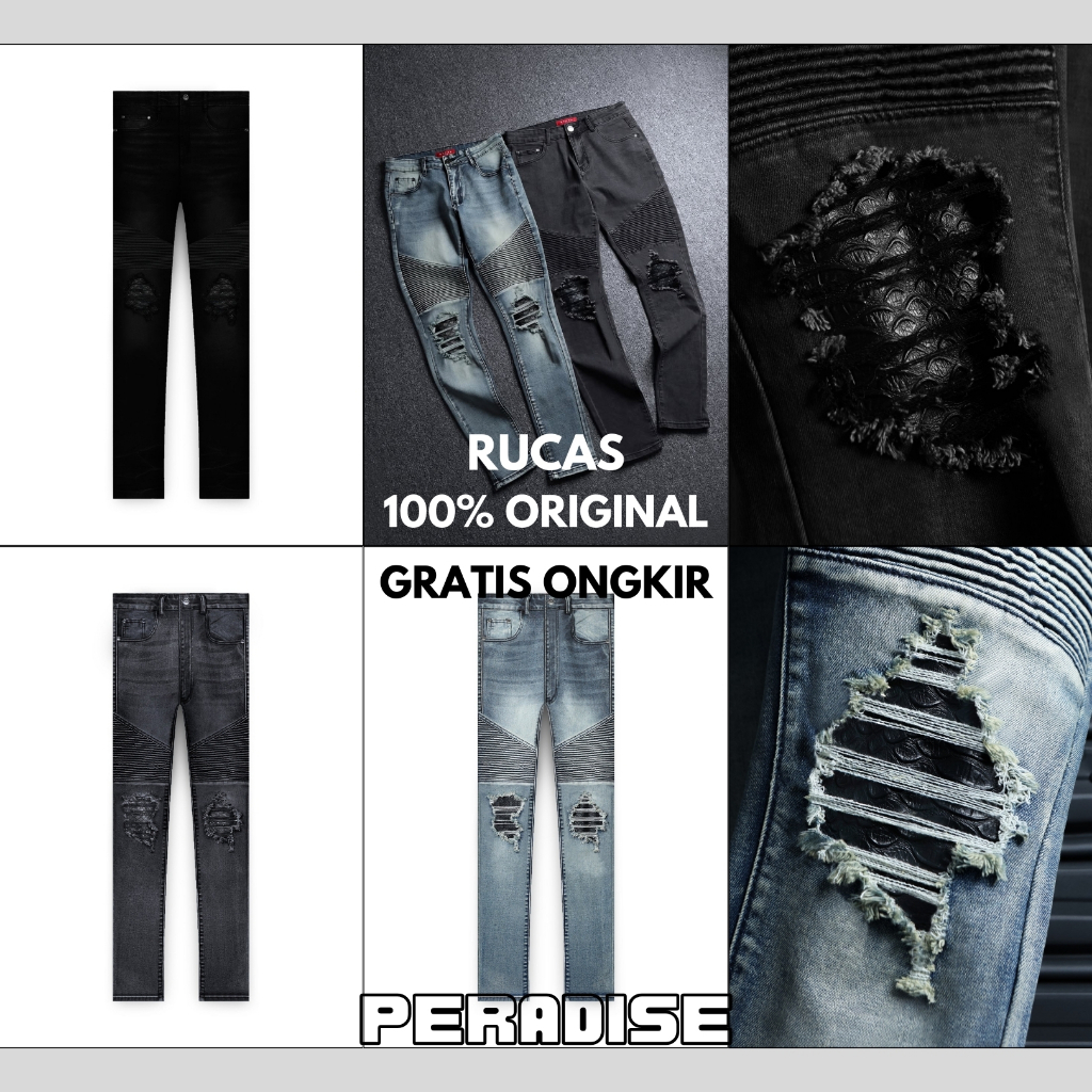 RUCAS Jeans - Rucas Jeans Python Black / Rucas Jeans Python Grey / Rucas S8 Python