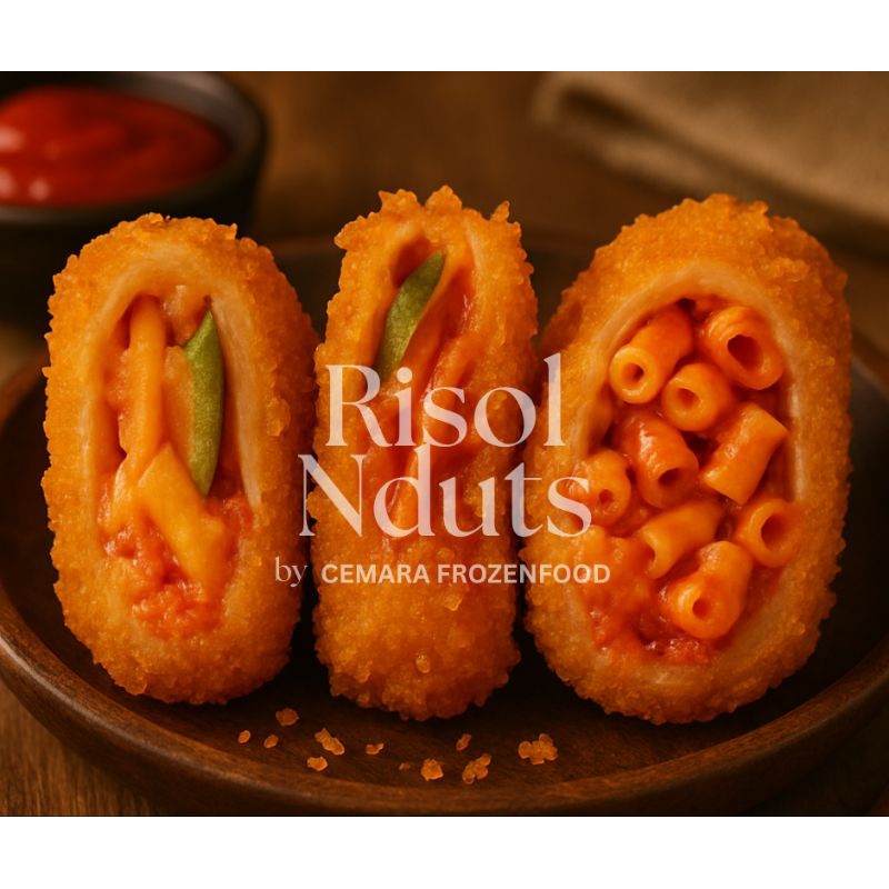 RISOL MAKARONI PEDAS (Risol Nduts)