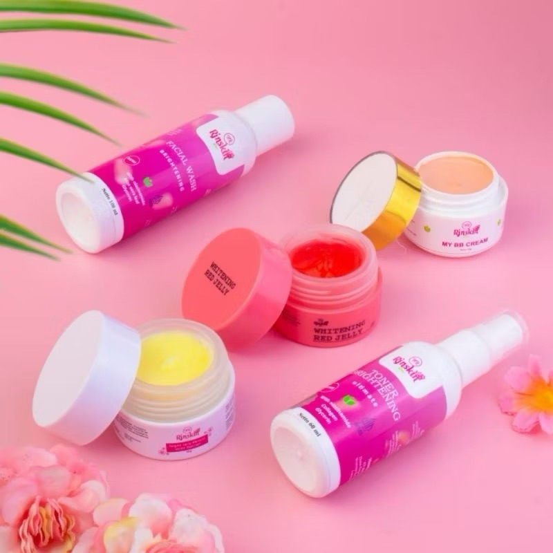 [BPOM SUSAH PUTIH PAKAI INI] NR GLOW RJNSKIN SKINCARE PEMUTIH WAJAH PERAWATAN WAJAH AMPUH