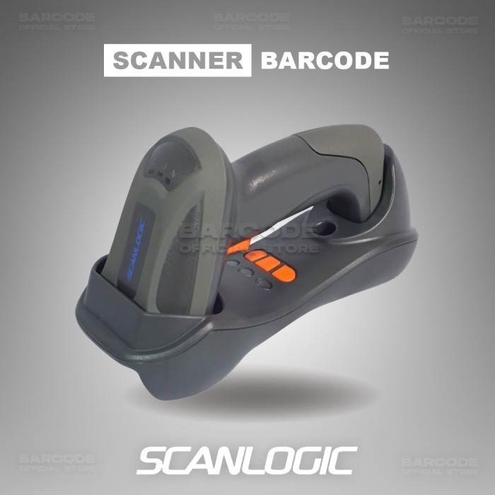 SCANLOGIC BARCODE SCANNER WIRELESS CS3290 1D 2D LASER CS-3290 1 DIMENSI