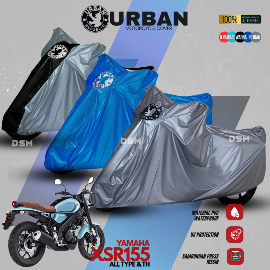 Urban Cover Motor Yamaha XSR155 100% Waterproof / Sarung Motor Yamaha XSR155