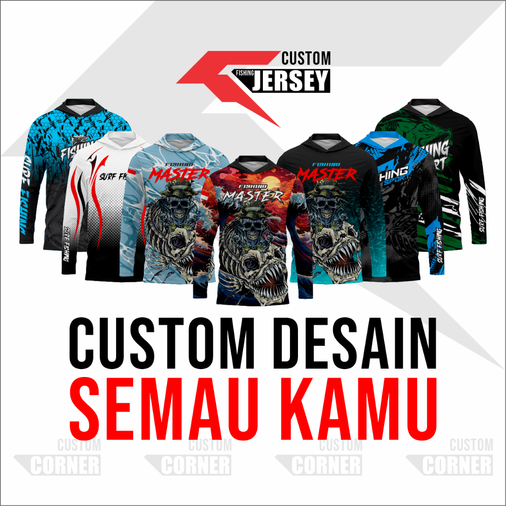 Custom Corner | Jersey Mancing Mania | Jersey Mancing Fullprinting | Jersey Mancing Custom
