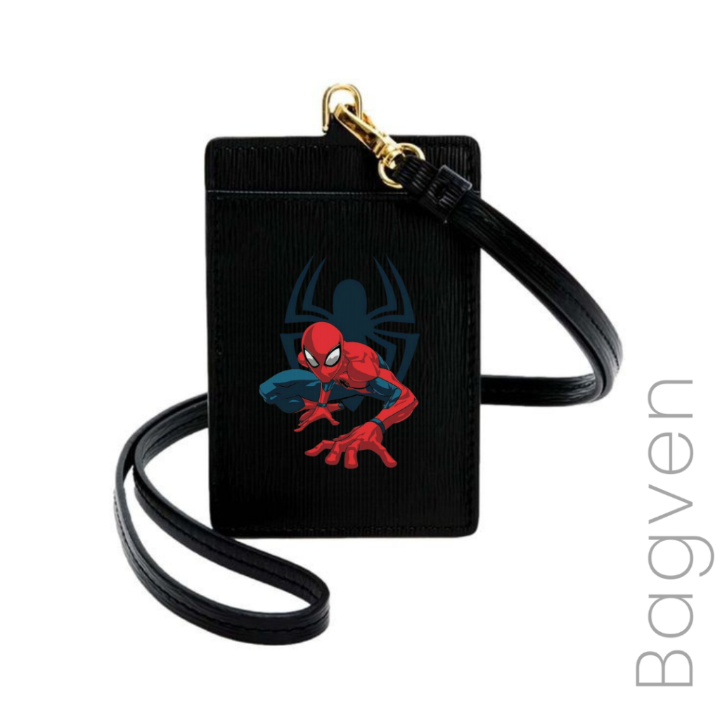 

Name Tag ID Card - Casing ID Card Kulit Motif Spider-Man