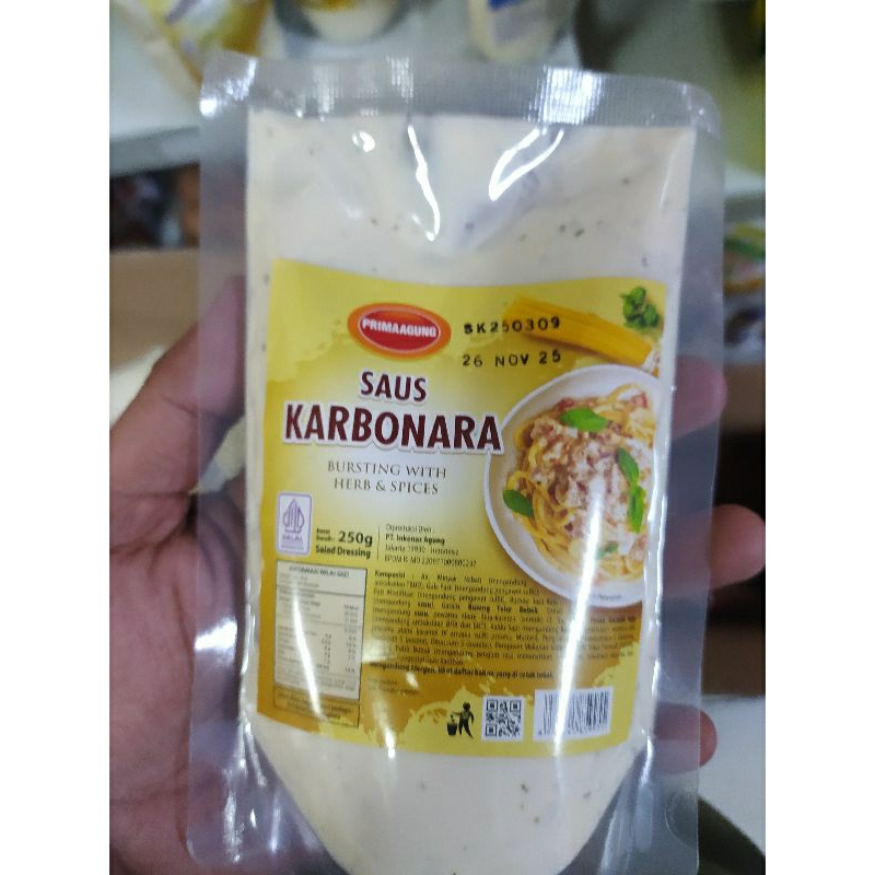 

saus karbonara prima agung 250 gr