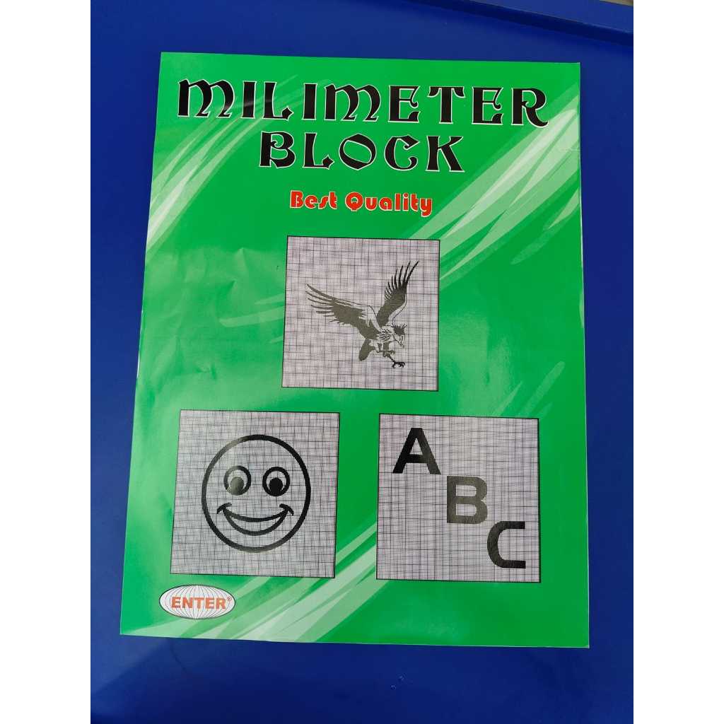 

BUKU MILIMETER BLOCK / BUKU MILIMETER FOLIO / BUKU MILIMETER DOUBLE FOLIO - PCS