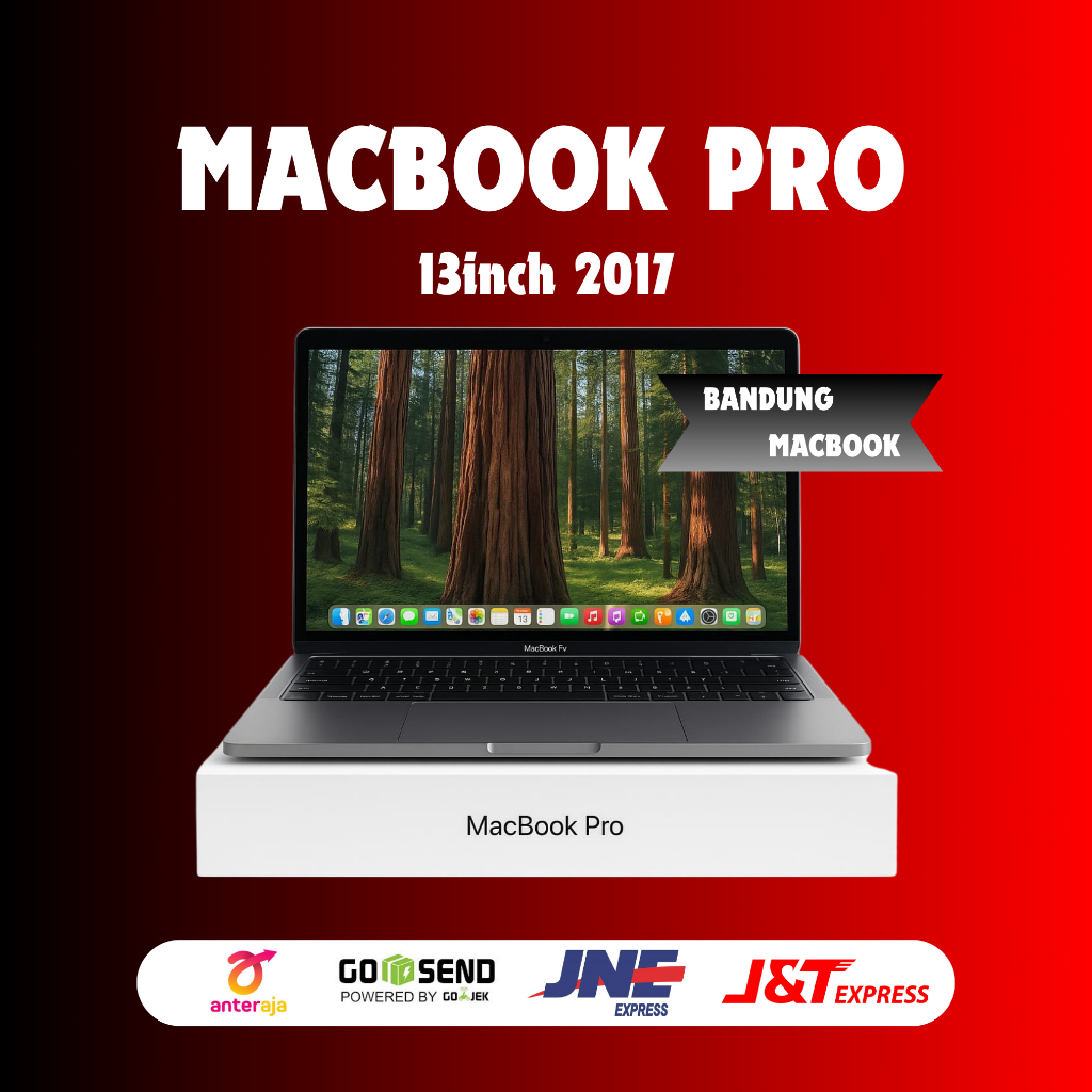 Macbook Pro 2017 13inch nontouchbar CTO core i7 Ram 16GB second original