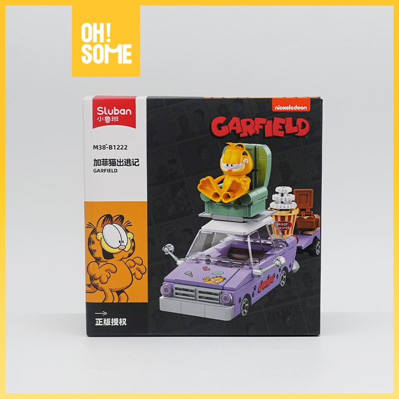 NEW PRODUCT OHSOME SLUBAN GARFIELD BLOCKS FIGURE - THE ESCAPE OF GARFIELD - BRICK BLOCKS FIGURE