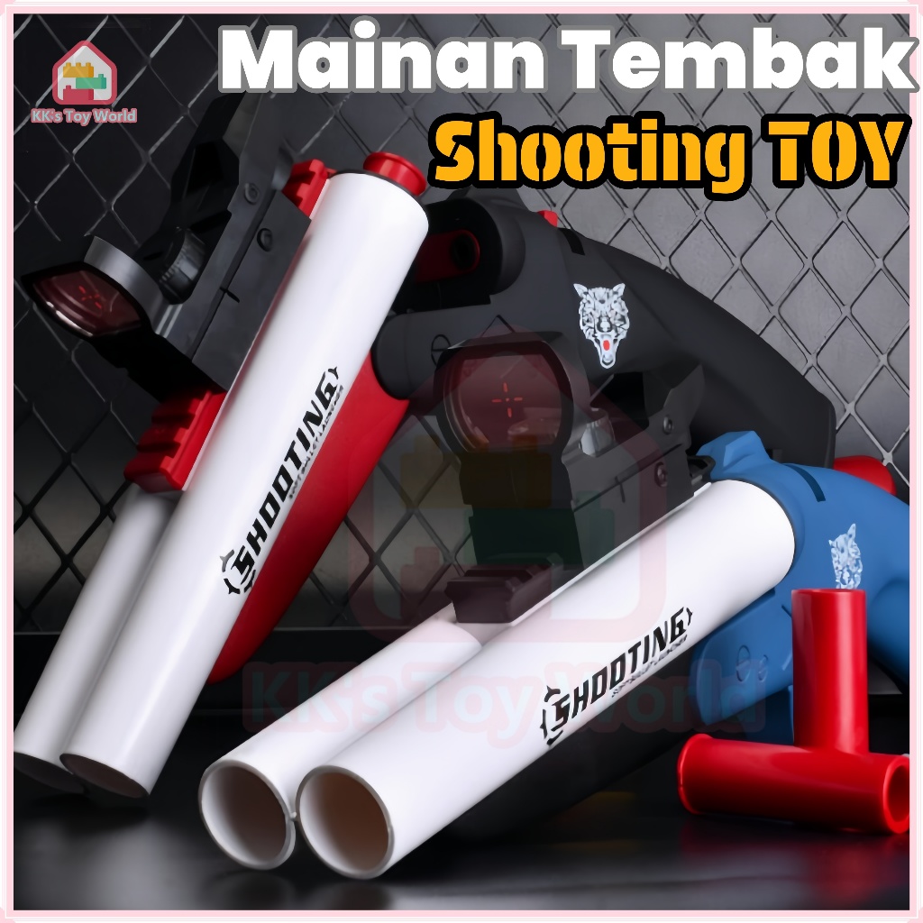 Mainan Senjata Main Anak Mainan tembak dua laras Senjata mainan S686 shotgun Mainan luar ruangan ana