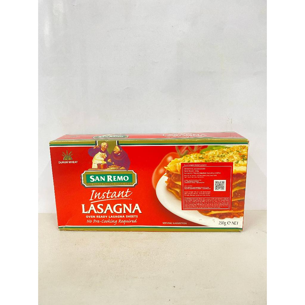 

SAN REMO INSTAN LASAGNA 250GR