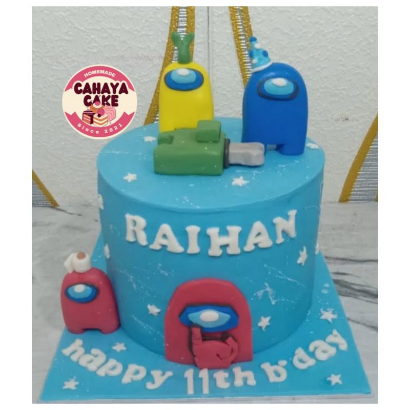 

Kue Ulang Tahun Among Us / Kue Ultah Among Us / Cake Tart Among Us