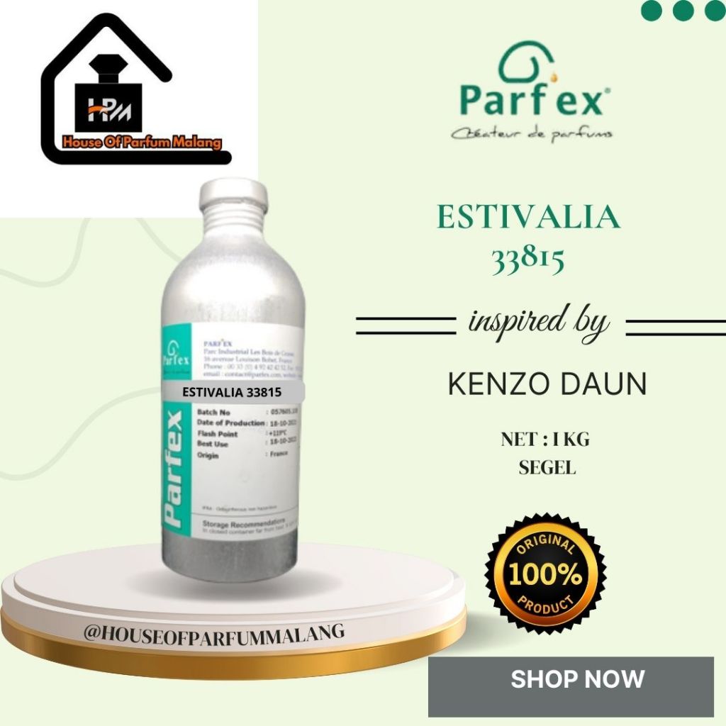BIBIT PARFUM MURNI PARFEX ESTIVALIA 33815 1KG SEGEL INSPIRED BY KENZO DAUN UNISEX